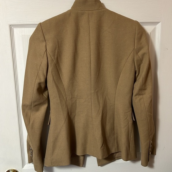 WHBM camel structured blazer - size 00 - Picture 4 of 4